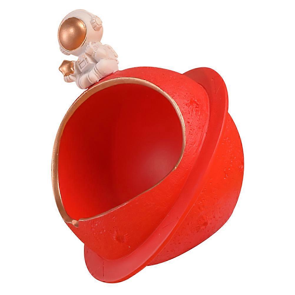 Cute Hamster Hideout Featuring An Astronaut Shape Ideal For Home Decor And Hiding Of Small Animal Nest In Red 1Pack