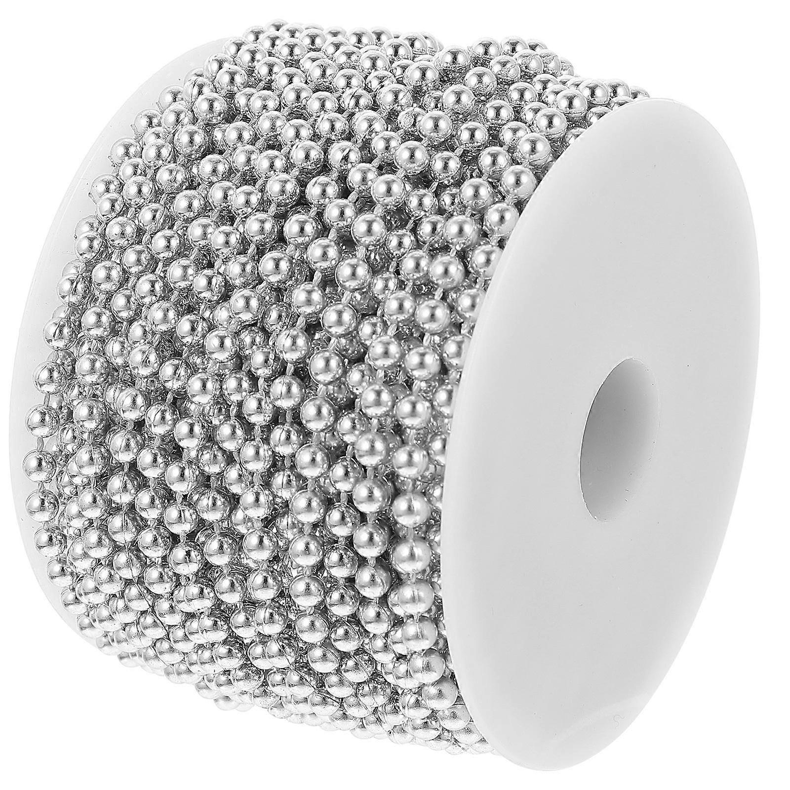 1 Roll Home Decorative Beads Chain Strand for DIY Beads Pendant