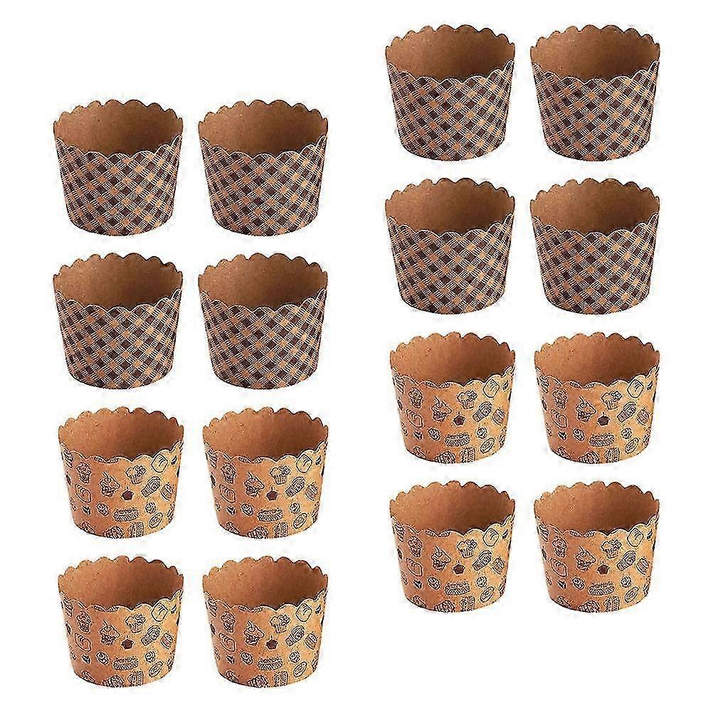 Muffin Cups for Baking Paper Muffin Baking Cups Cupcake Cups Brown Party Hosts 100Pcs