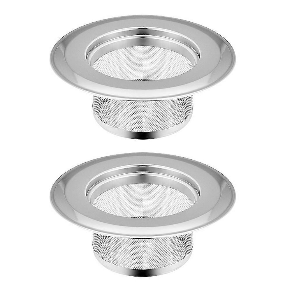 Stainless Steel Kitchen Sink Strainer with Fine Mesh Design for Blocking Food Debris and Ensuring Seamless Drainage 2 Pieces