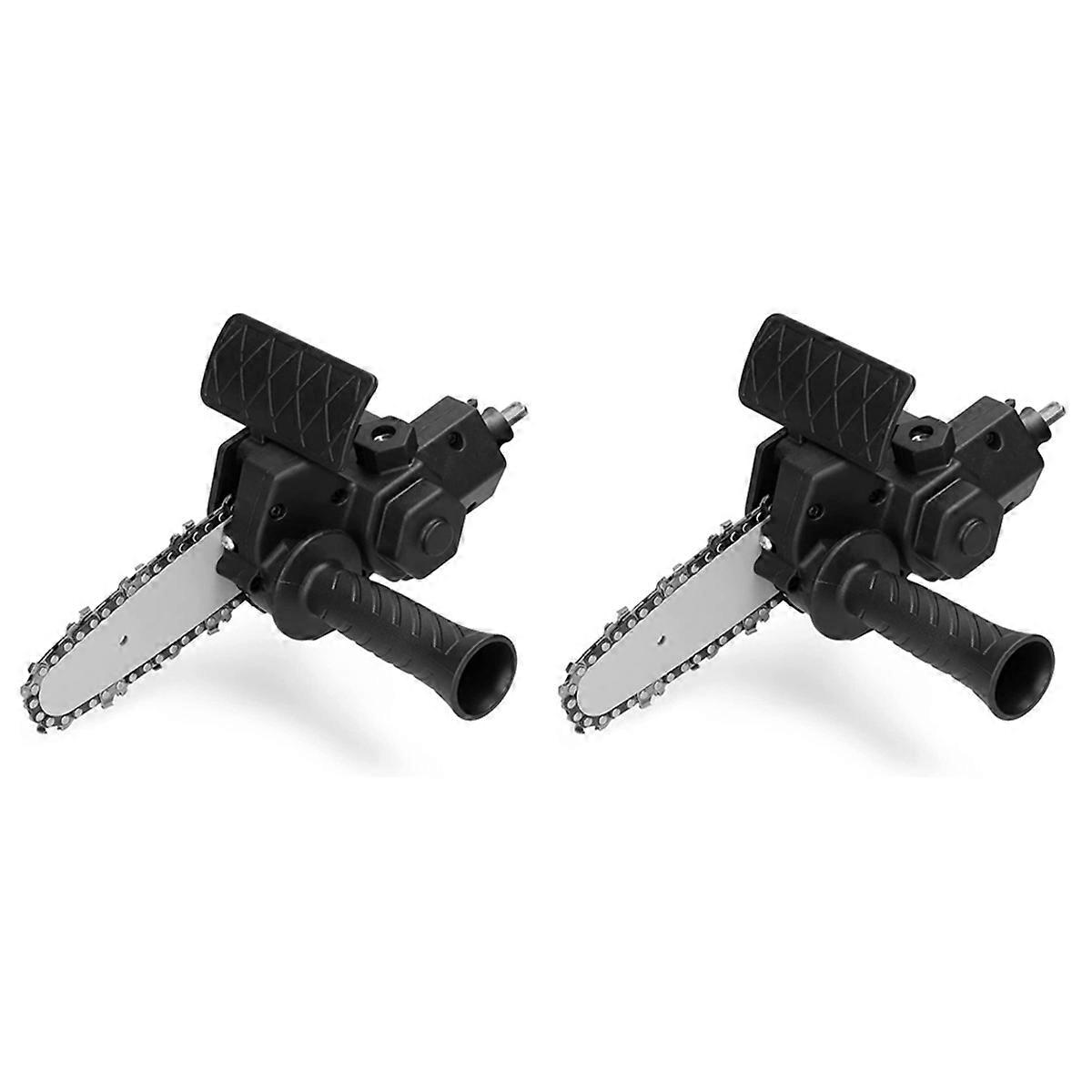 Electric Drill Converter Into Electric Saw with 4 Inch Chain Mini Handheld Chain Saw Conversion Brac