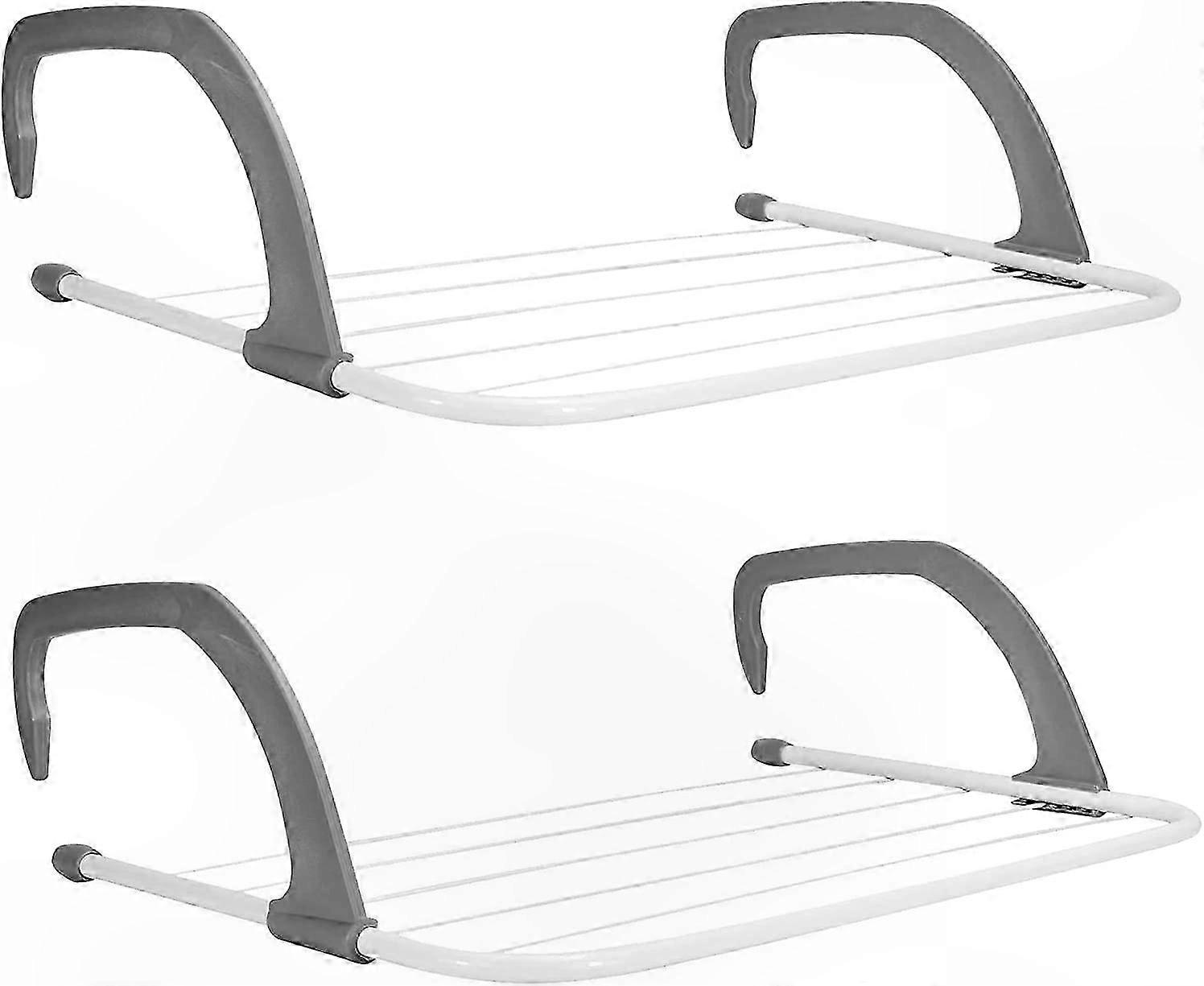 Set of 2 Foldable Towel Racks for Easy Storage and Organization