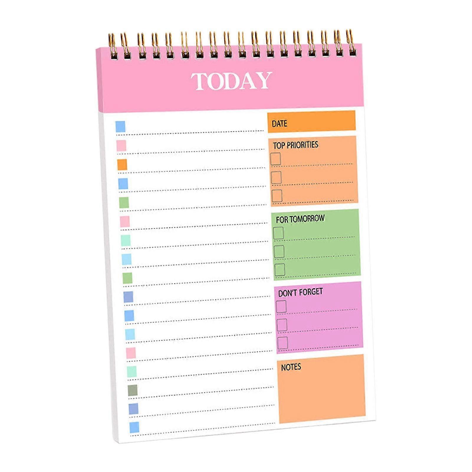 Calendar Notebook Professional Daily Diary Journal Planner Organiser Pink