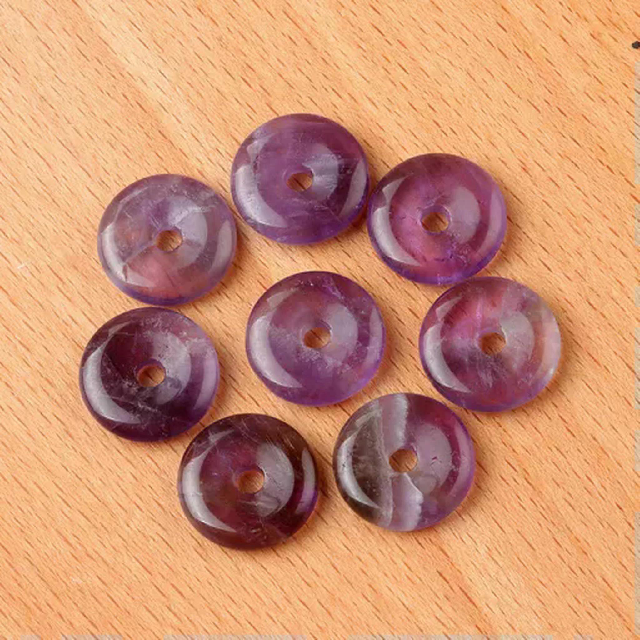 50 pieces/lot 12–16 mm mixed natural stone round beads with large holes for bracelet – 12 mm