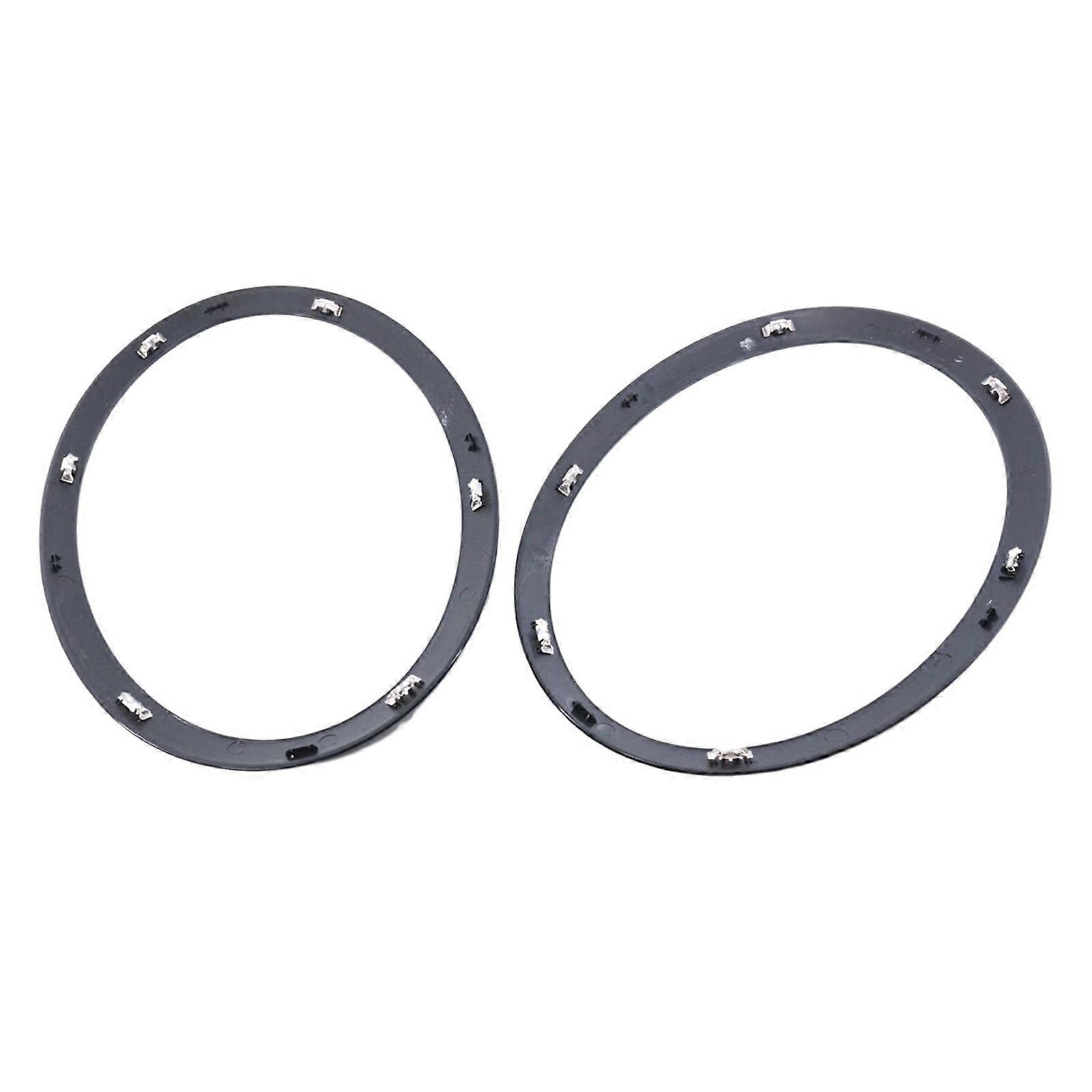 Chrome Headlight Bezel 51137300631 51137300632 Compatible Replacement for BMW Front Left Right Headlights