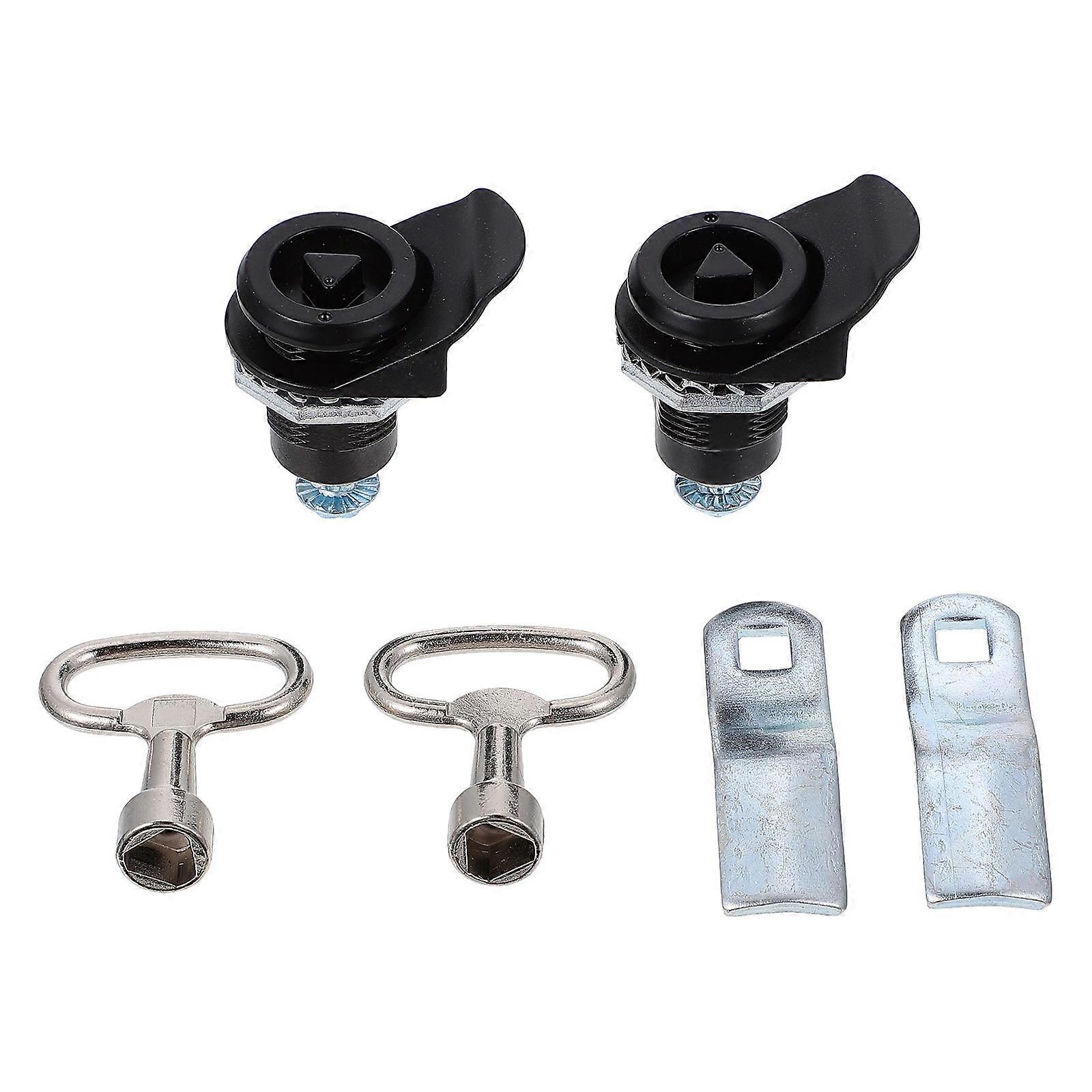 Triangle Cam Zinc Alloy Lock Reliable Security For Electrical Cabinets And DIY Projects 2 Sets