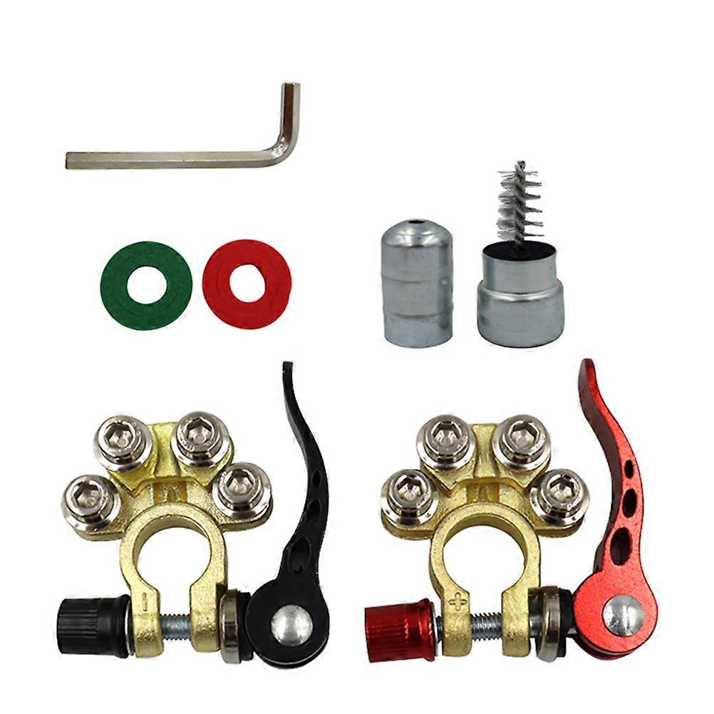 Automotive Replacement Clamps Quick Release Battery Connection For Car And Vehicle Use Assorted Color 1 Set