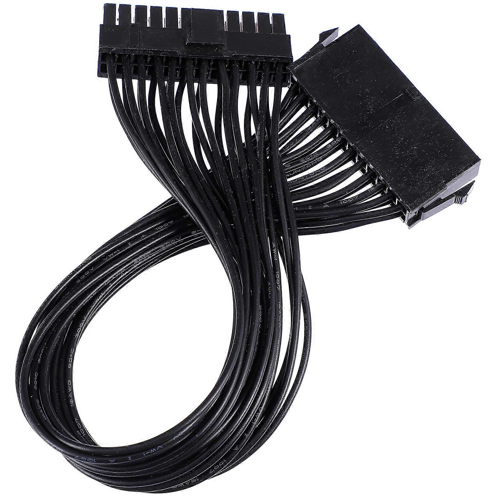 ATX Power Extension Cable Male to Female Pure Copper Secure Latch for Motherboard Power Supply Extension Computer Accessory