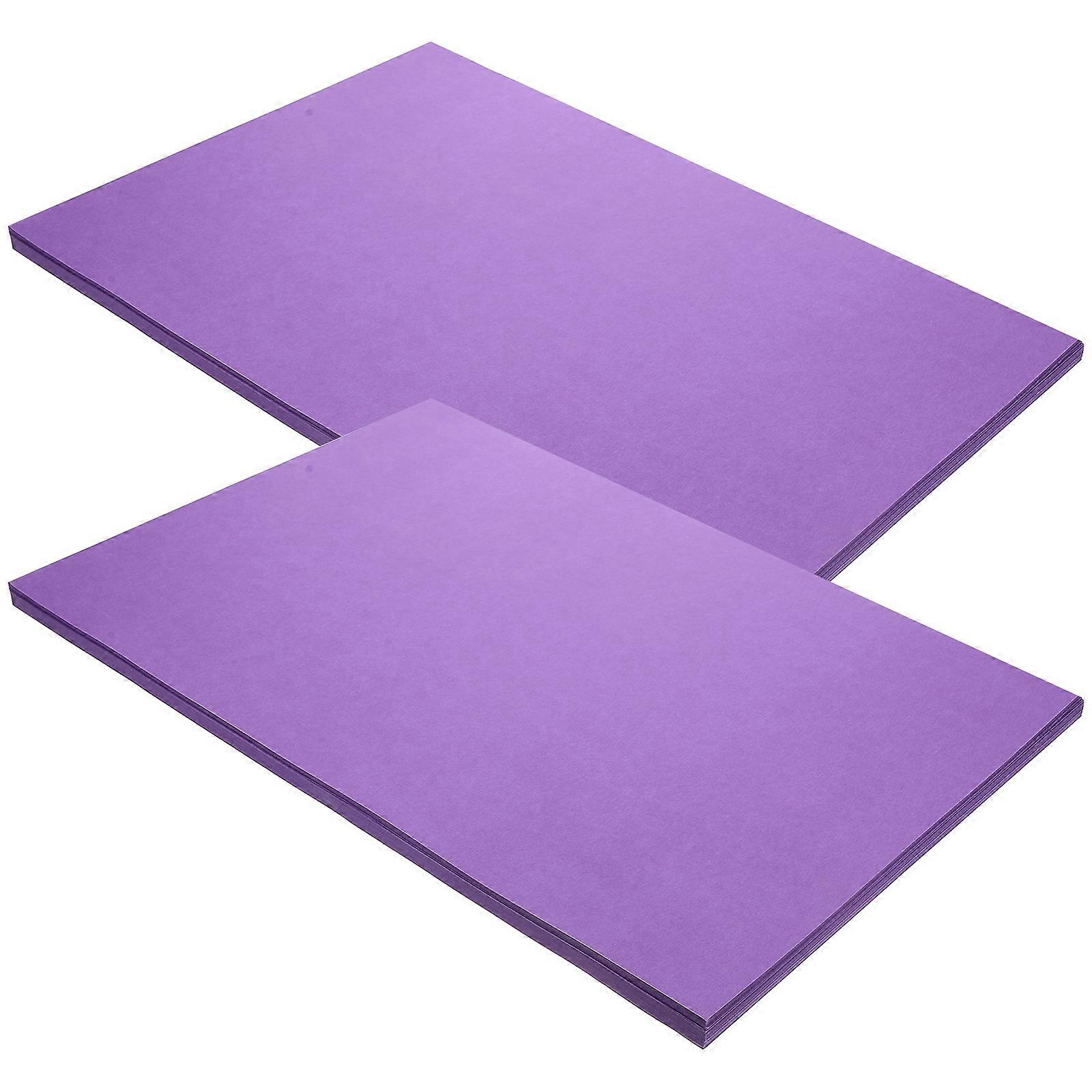 Colored Craft Paper 50 Sheets DIY Craft Material For Children Long-Term Use Purple Cuttable