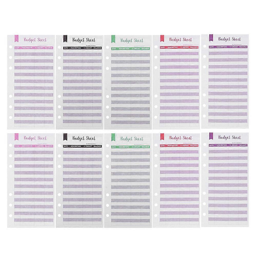 Budget Sheet Budget Planner Sheets for Daily Expense Tracking 60 Sheets