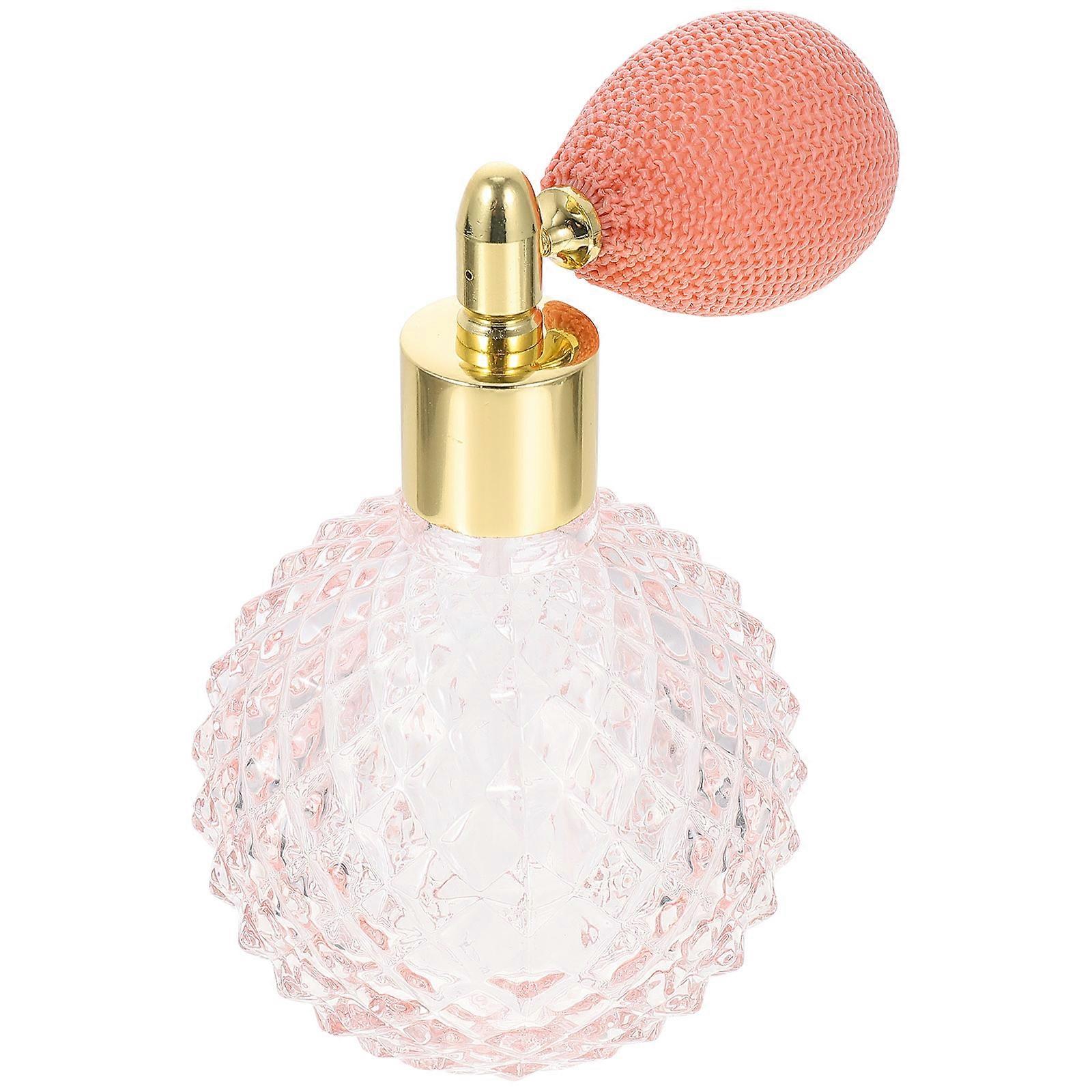 Pink Bottle for Storage Use Tight Sealing Easy to Carry Made of Glass 10ml