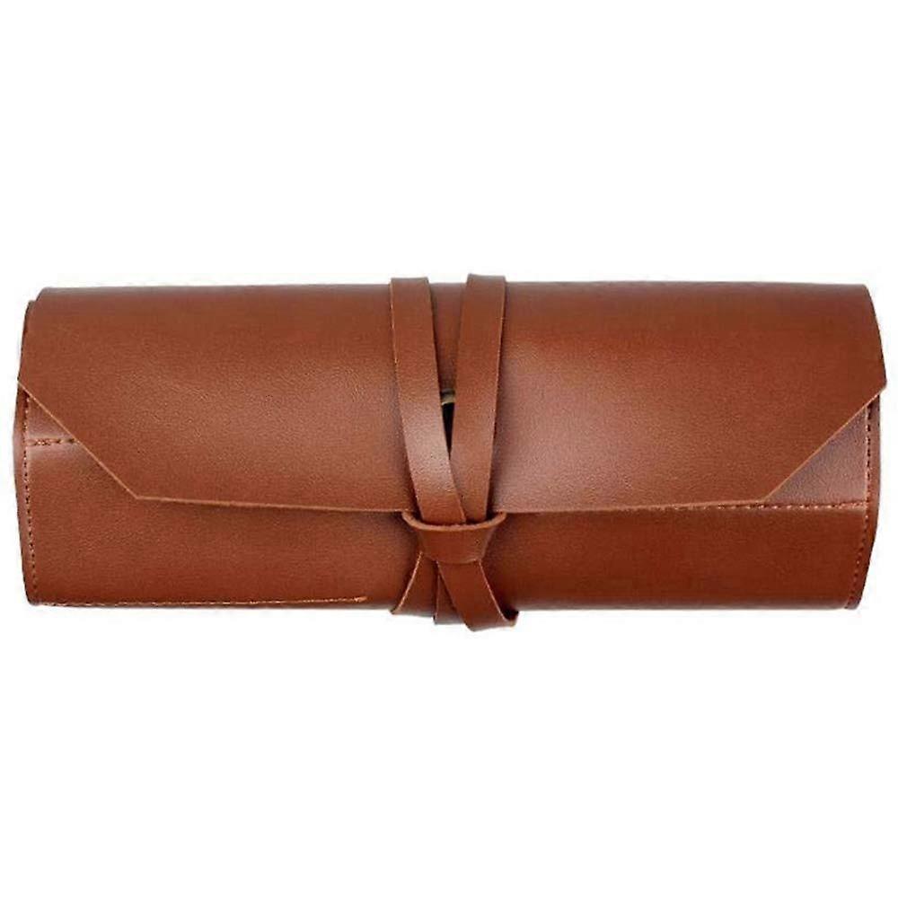 Leather Tool Roll Storage Bag For Leather Tools, Multifunctional Leather Bag For Bicycle Repair