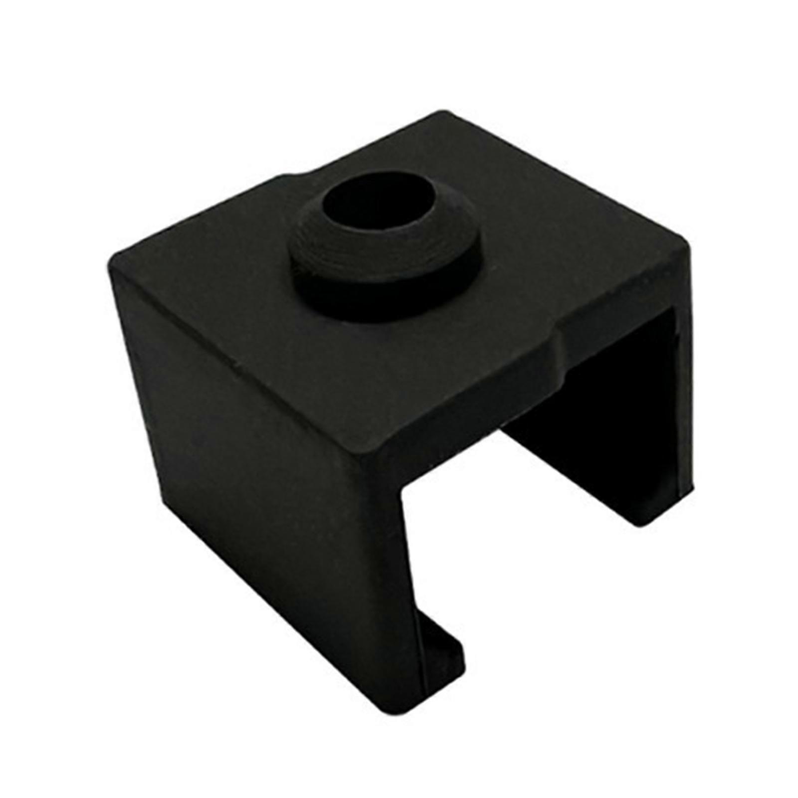 2025 Upgraded Heat Block Silicone Sock Highly temperatures resistance for 3D Printer Part Black Silicone Case