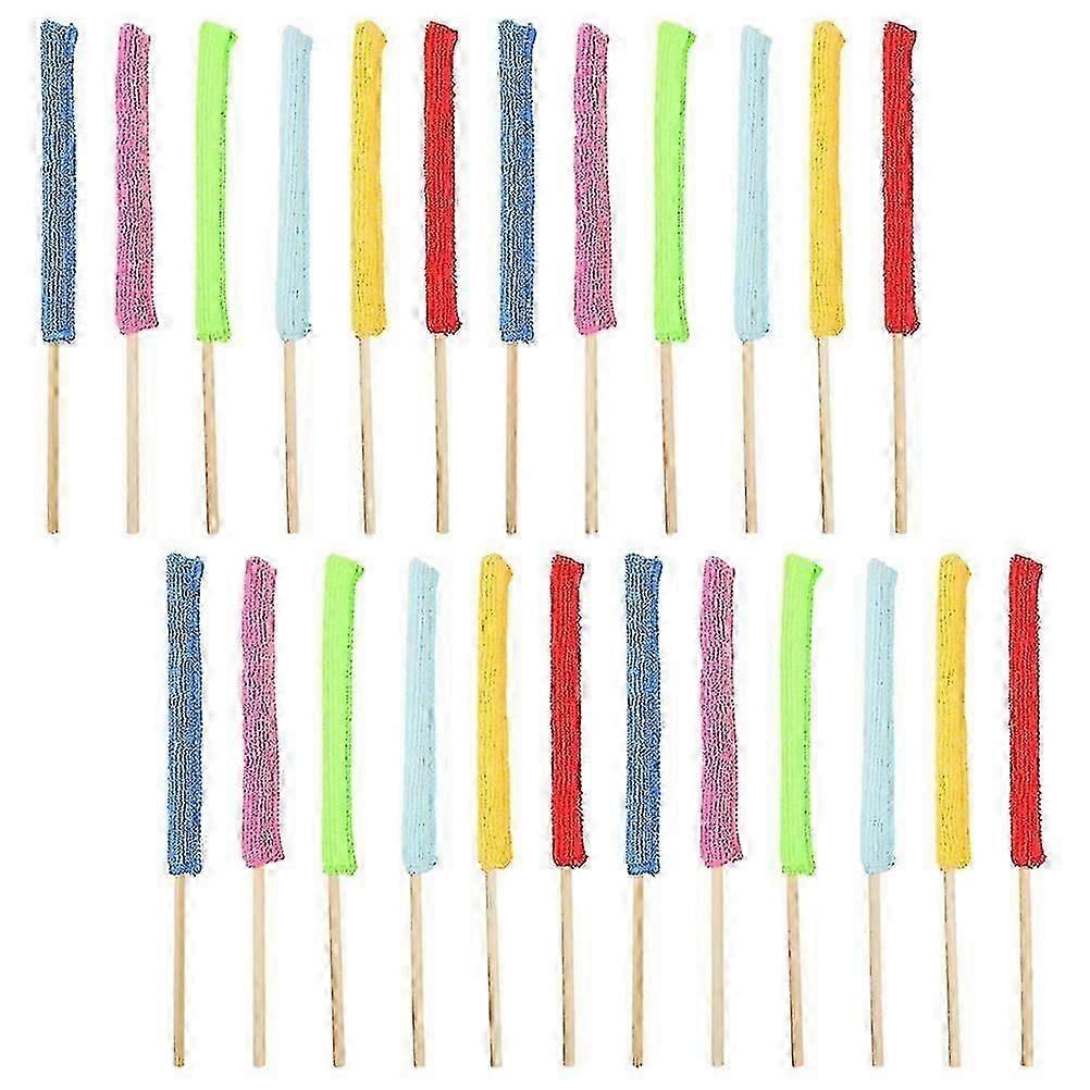 Dusting Stick Crevice Cleaning Tools Microfiber Household Cleaning 24Pcs-Good