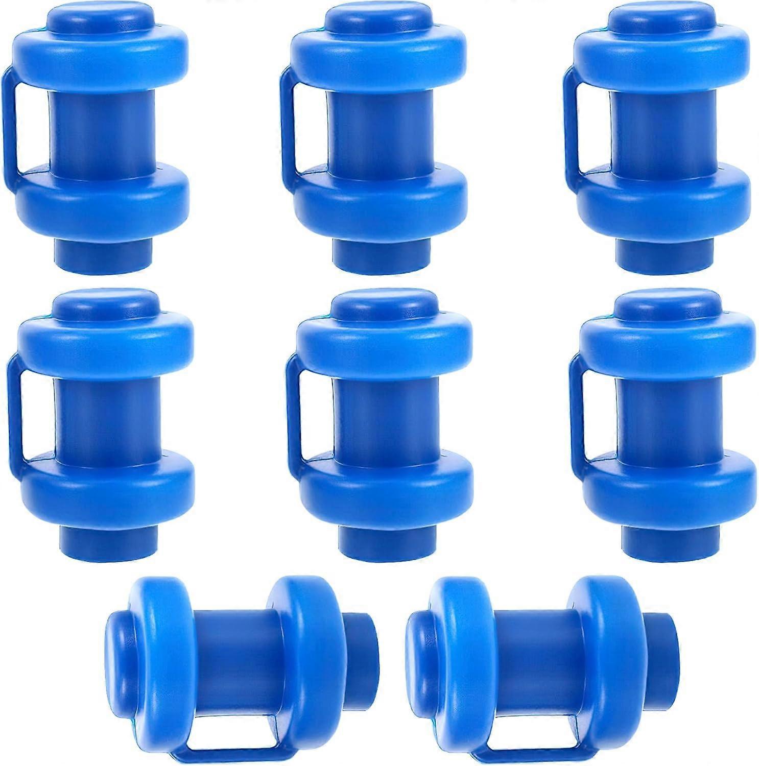 Trampoline pole caps  safety net end caps replacement accessories set blue