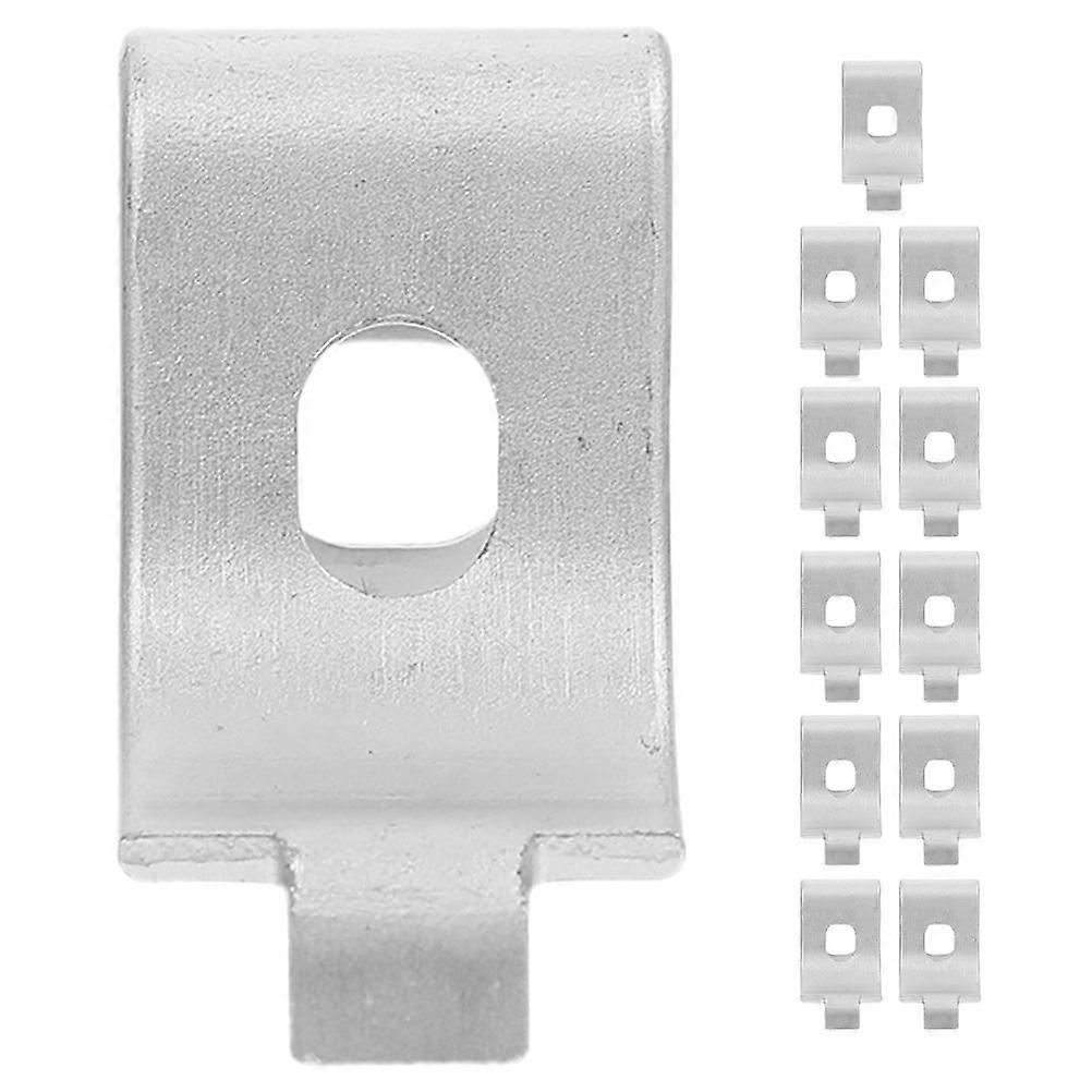 Aluminum Alloy Shelf Bracket Clips 12pcs Freezer Shelf Support Clips, Pilaster Shelf Support Clips Adjustable Pilaster Shelf Pegs For Bookshelf Cabine