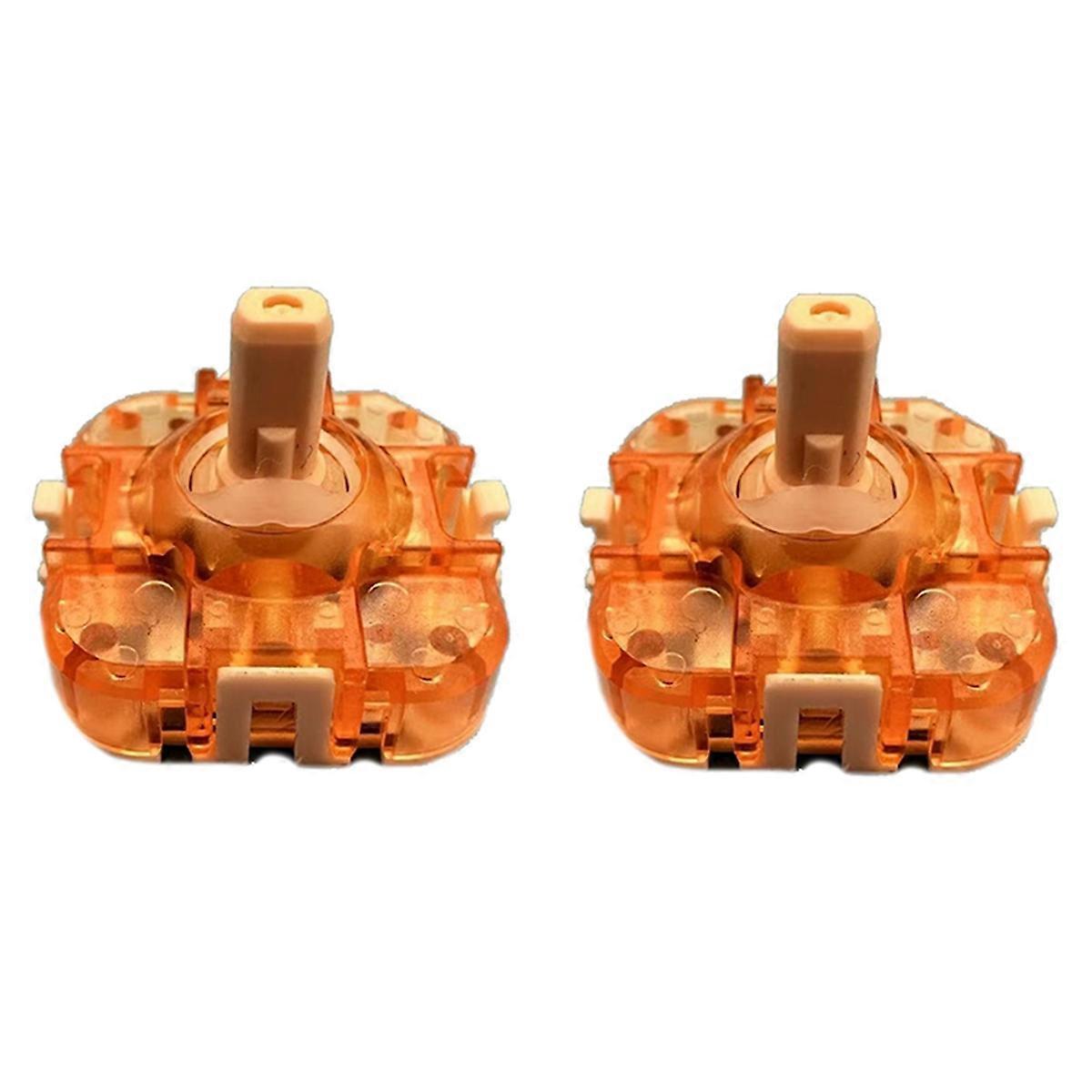 2PCS for G6Pro G5Pro V2 Game Controllers TMR Hall Joystick JS20 Hot Swap Joystick Game Controller Orange