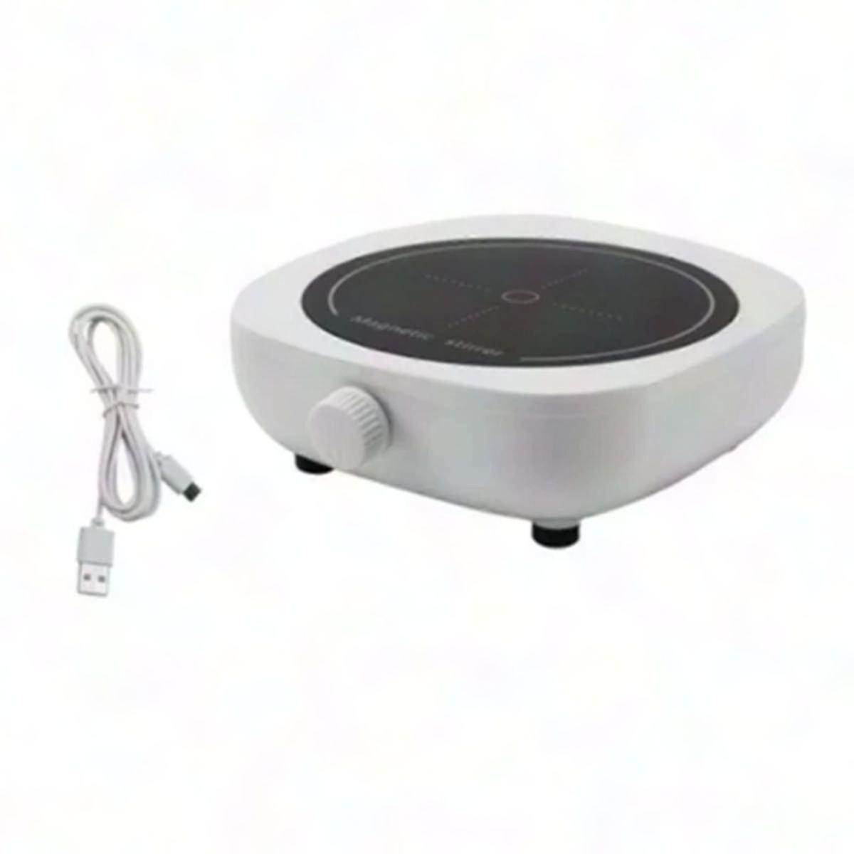 Mini Magnetic Stirrer 2L 4000RPM Lab Stir Plate with Stir Bar for Laboratory Mixing