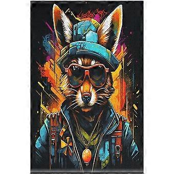 Fox Wooden Jigsaw Puzzle for Adults 300 Piece Jigsaw Puzzles for Kids Challenging Game