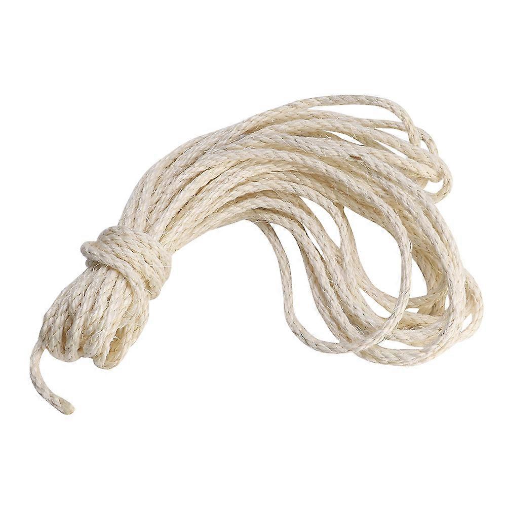 10m DIY Cat Sisal Rope Toy for Scratching Post Tree Replacement Hemp Rope