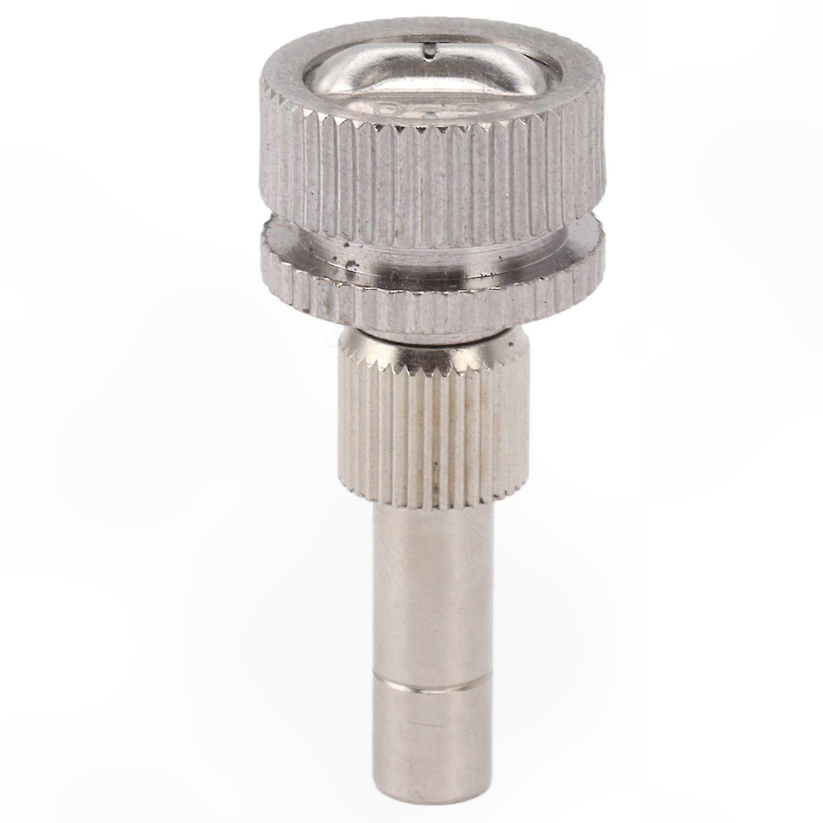 6mm Brass Fan-Shaped Nozzle for Cooling Systems, Quick Connect Atomizer Misting Tip Low Pressure Spray Solution