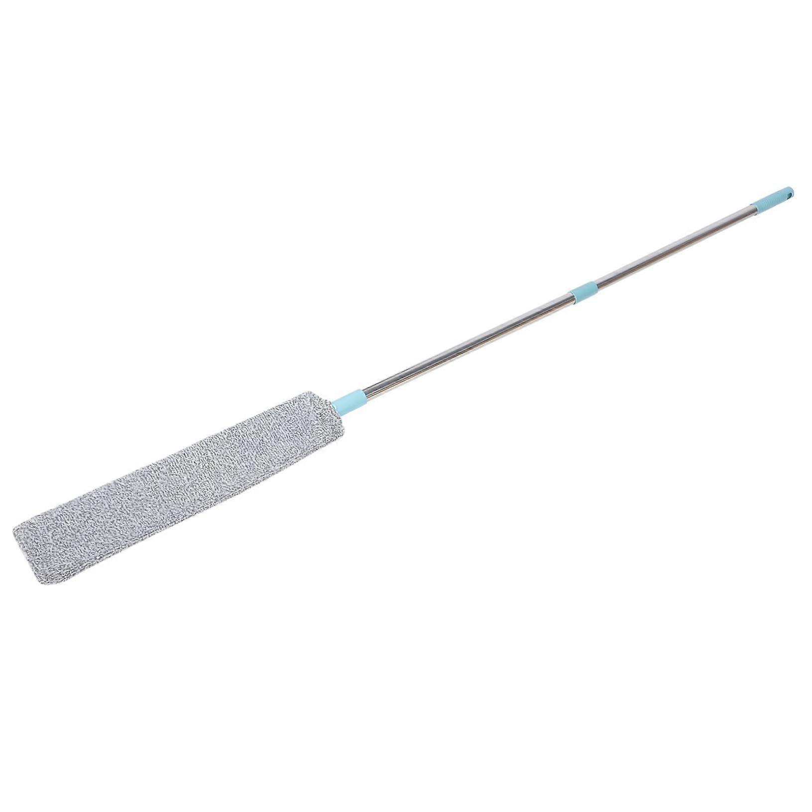 Extendable Duster for Home Cleaning - Long Flat Stainless Steel Duster with PP Material for Car and TV Dusting