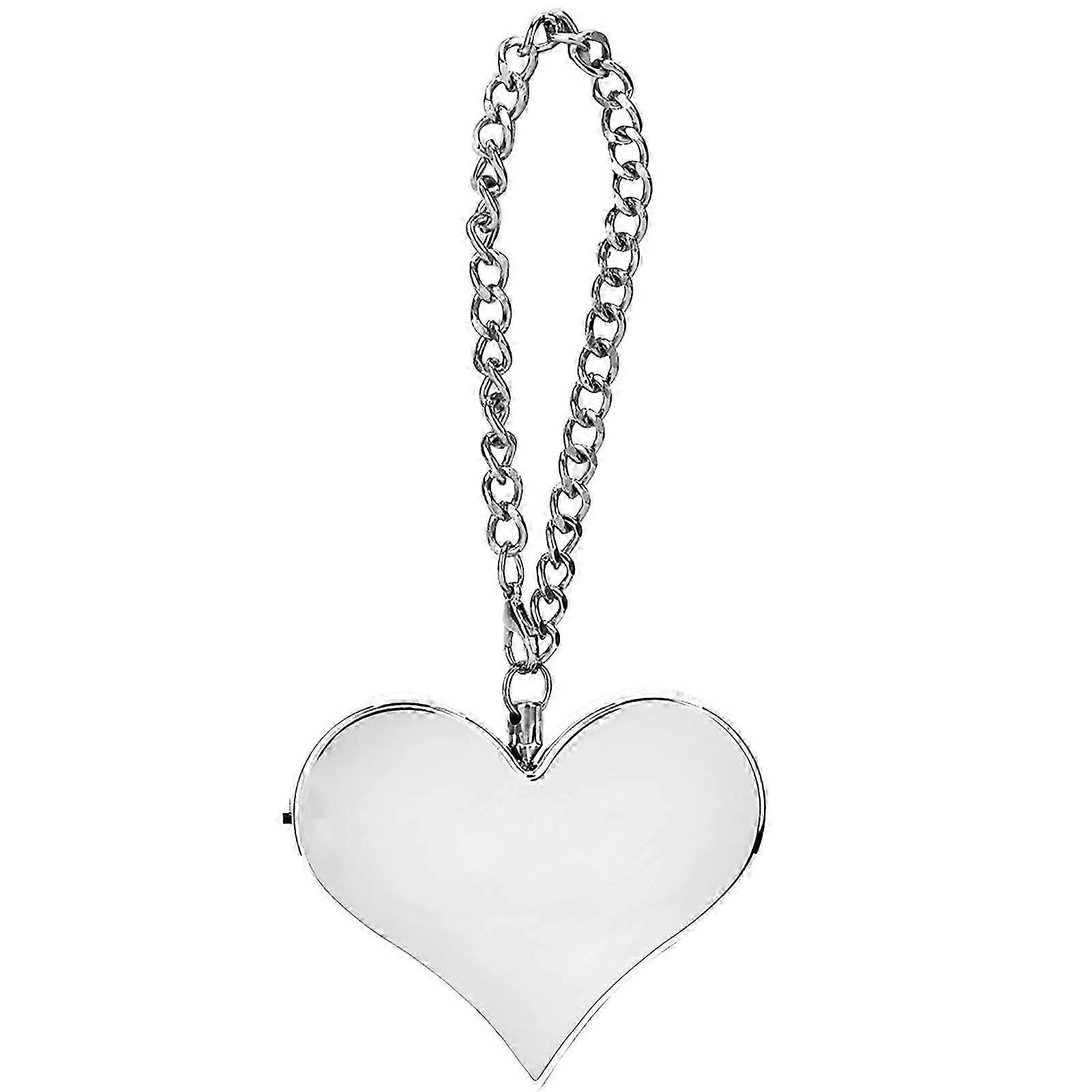 130db Shape Personal Alarm KeychainSilver