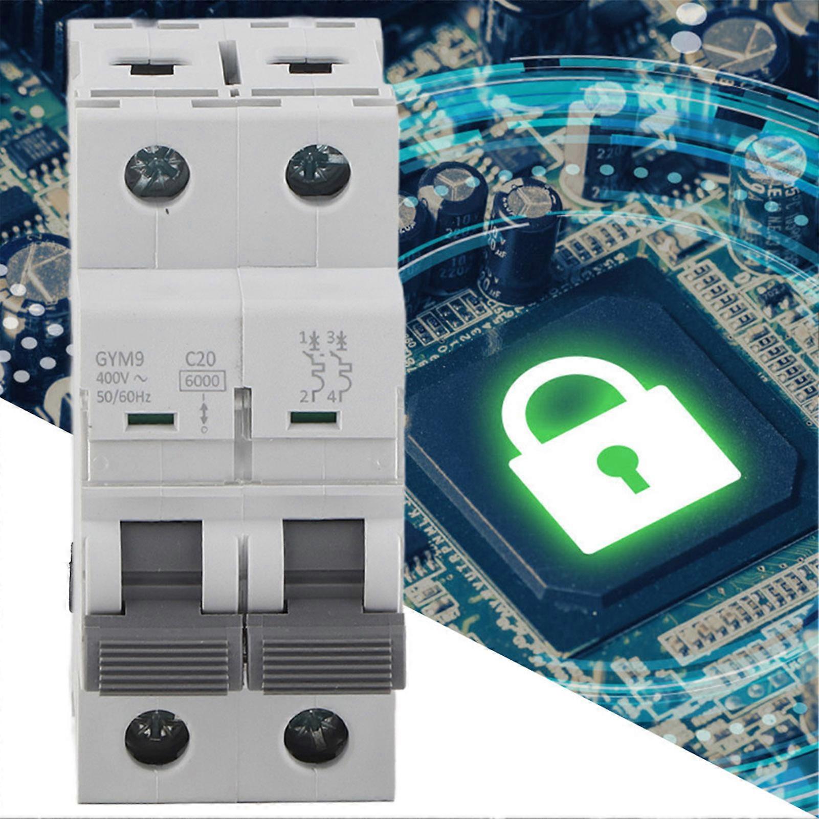 2P Miniature Circuit Breaker 2PR 400VAC GYM9-C6520A High Quality