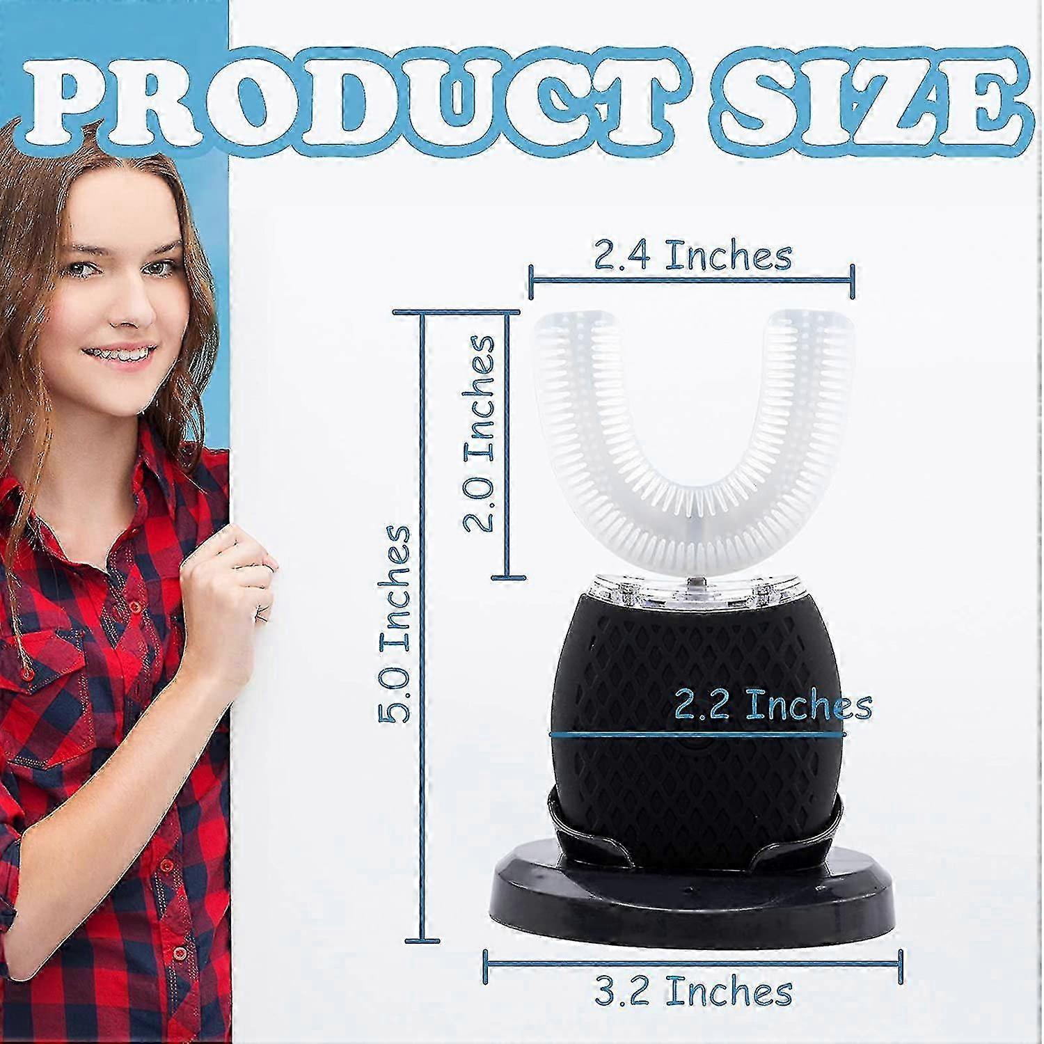 Automatic Toothbrush 360toothbrush Sonic Toothbrush For Adults Teet...
