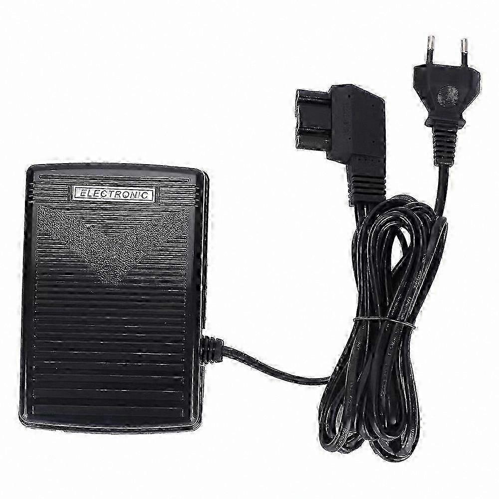 Foot Pedal and Power Cord Compatible with Sewing Machines, 220V Round Plug for Models 830 831 800 810 811 817