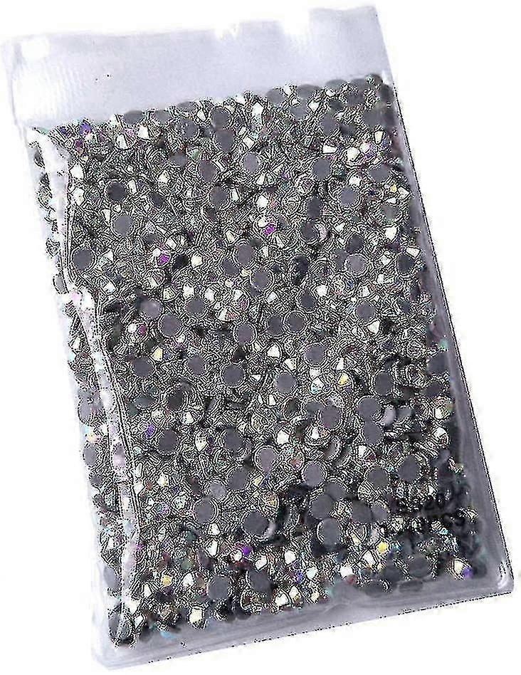3000 Pcs Ab Rhinestones Hot Fix Crystals Mixed Size Flatback Rhines...