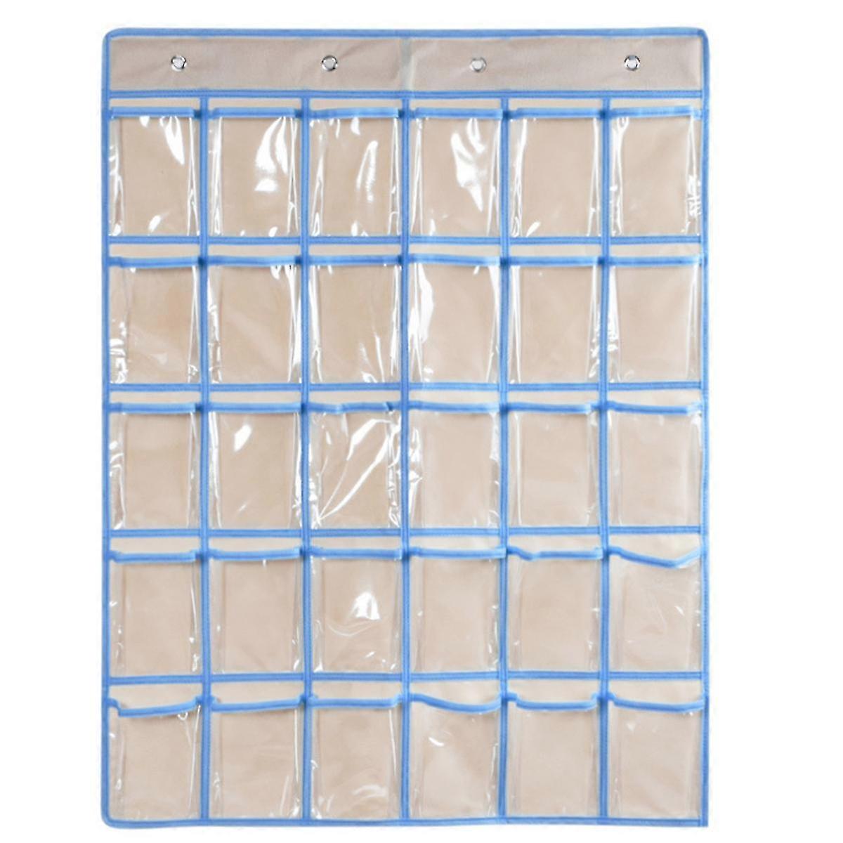 Classroom Pocket Chart for Cell Phones Calculators, 9/20/30/36 Clear Pockets--style55