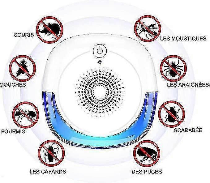 Ultrasonic Pest Repeller Set of 4 - Electric Indoor Insect Repellent Device