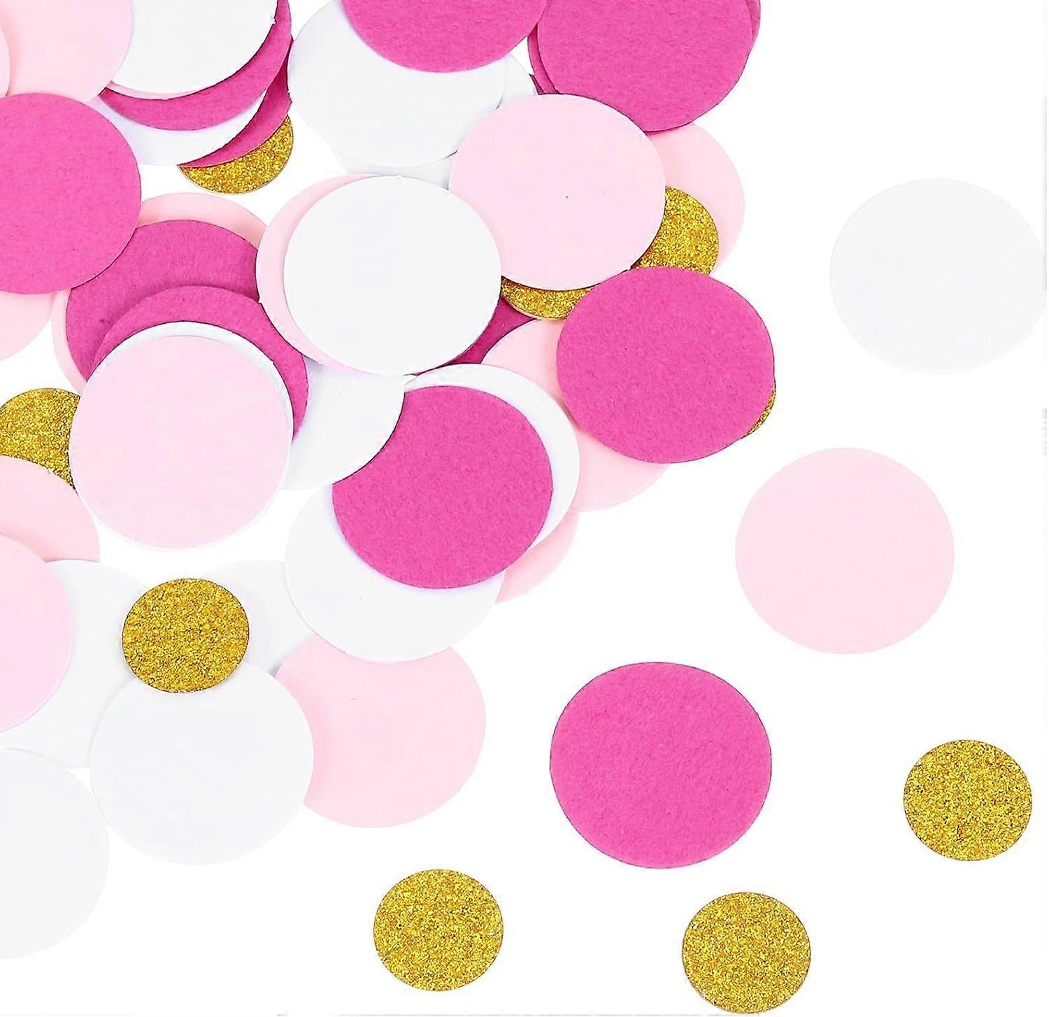 100Pcs Round Confetti Glitter Confetti Table Confetti Decor for Party Wedding