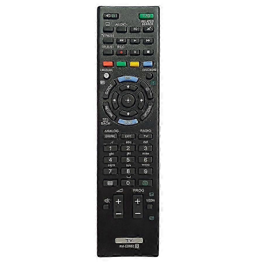 J6C RM-ED052 Replacement Smart English Television Remote Control t0Z for Sony TV