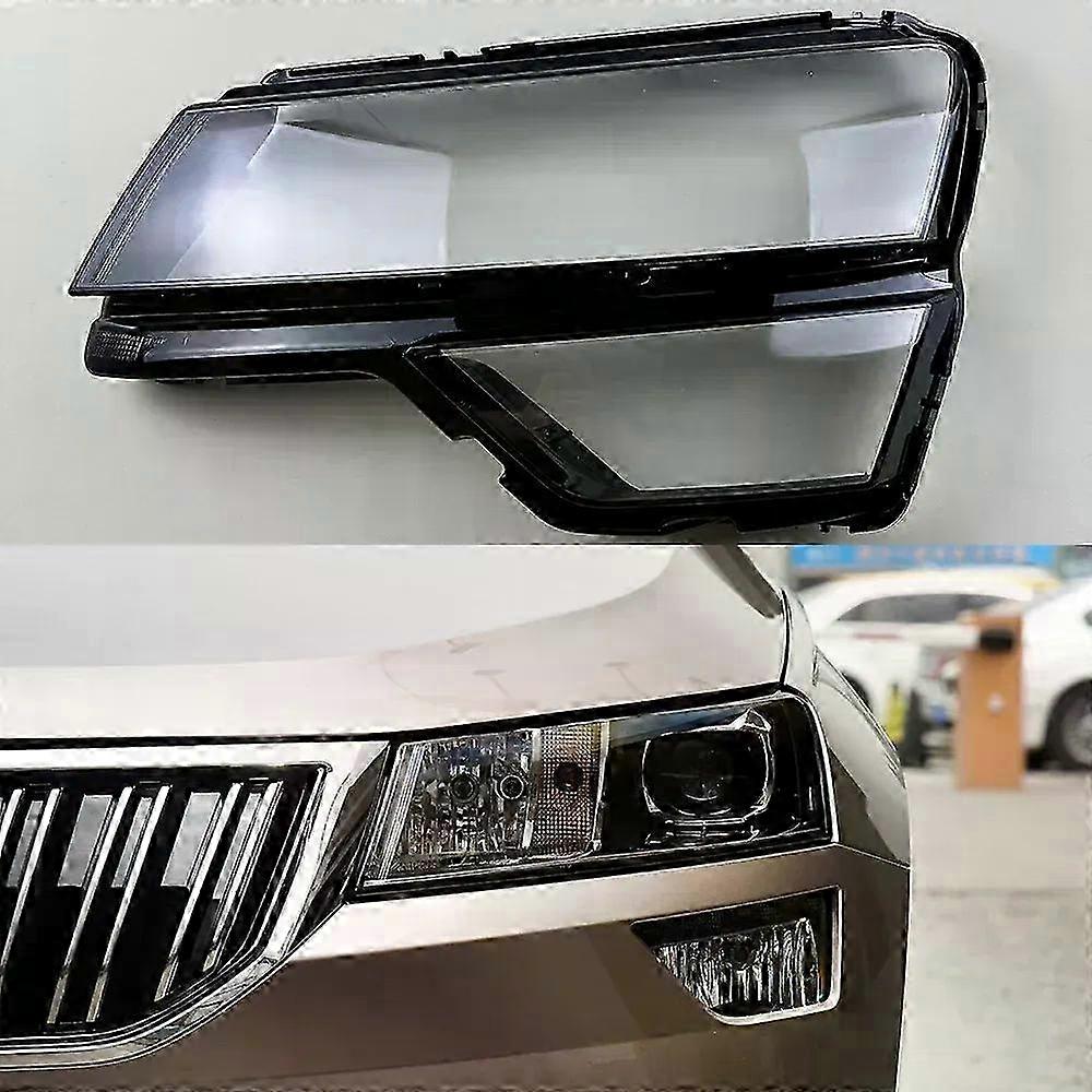 Per Skoda Karoq 2018-2022 Guscio faro trasparente con lente e coperchio