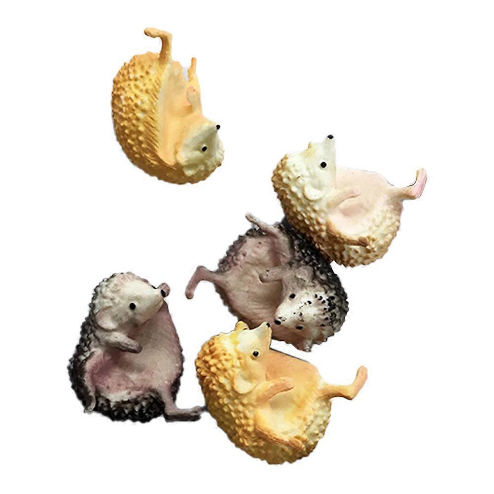 Hedgehog Doll Pendant Cup Pendant for Cup Decor 5Pcs Assorted Colors