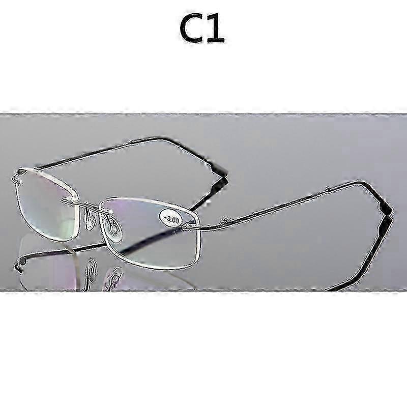 Rimless ανάγνωση γυαλιά τιτανίου κράμα πτυσσόμενα τετράγωνα γυαλιά για άνδρες &; γυναίκες Unisex