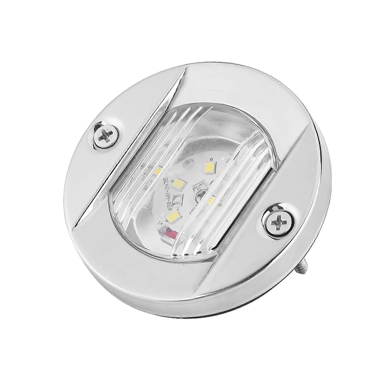 Feu de navigation arrière de bateau 12 V à LED blanches en acier inoxydable, étanche, ancre, poupe