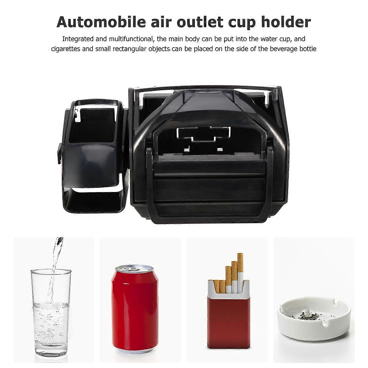 Car Air Conditioner Cup Holder with Adjustable Clip for Convenience
