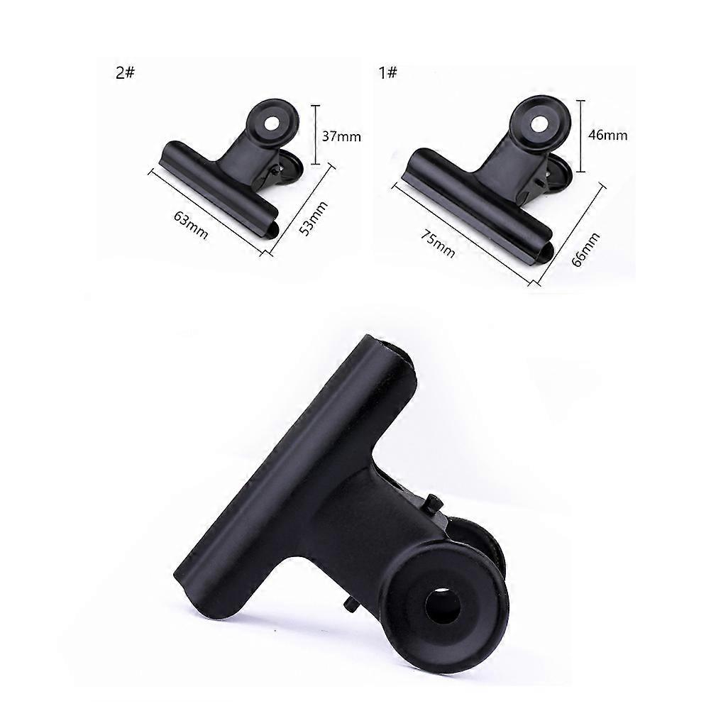 Fixing Clips Note Clips for Clipping 30Pcs Black Metal Clamps