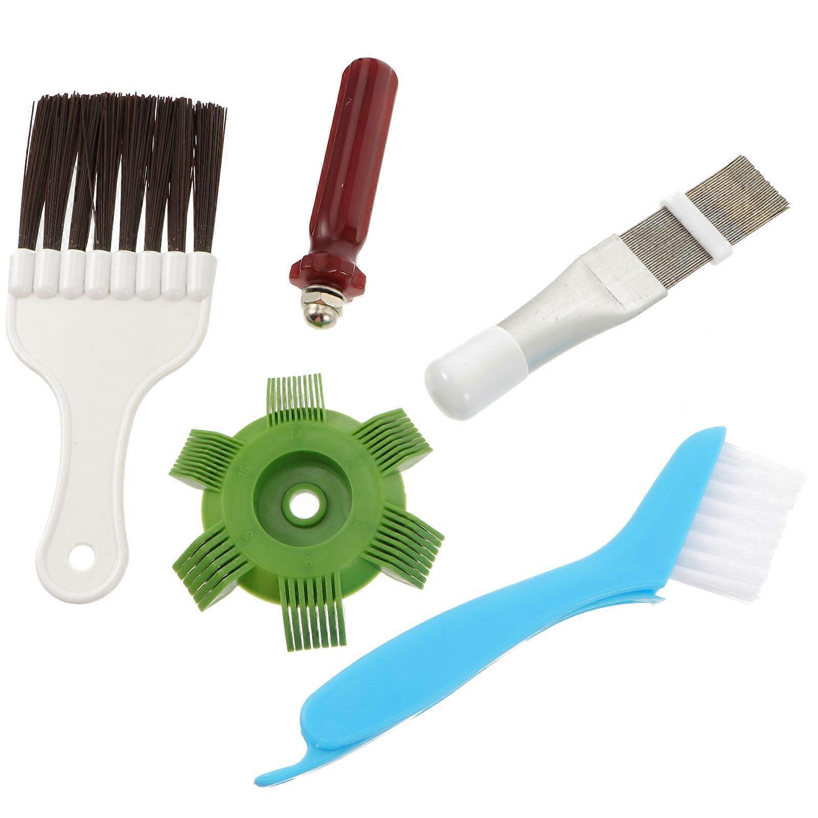 Air Conditioner Fin Brush Condenser Fin Comb Cleaning Tool 2Sets Set