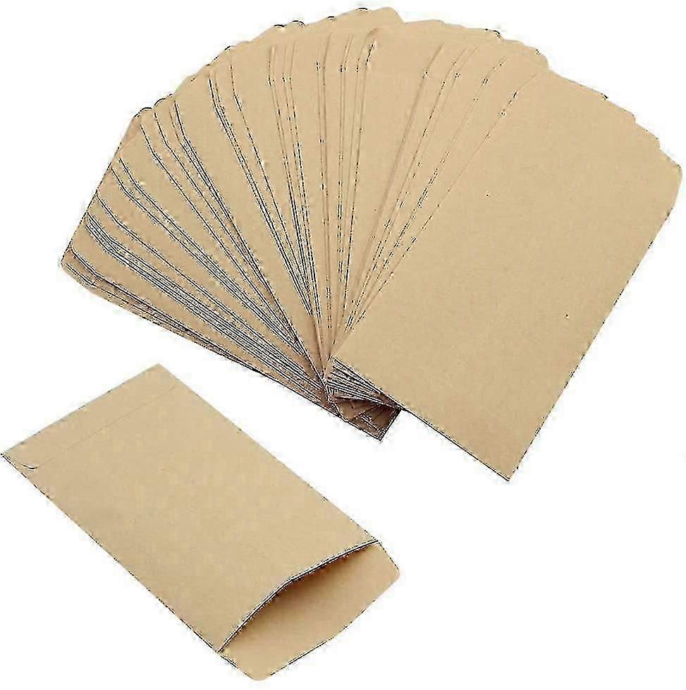 120 Pcs Brown Small Kraft Paper Bags Mini Paper Bags 6 * 10 Cm