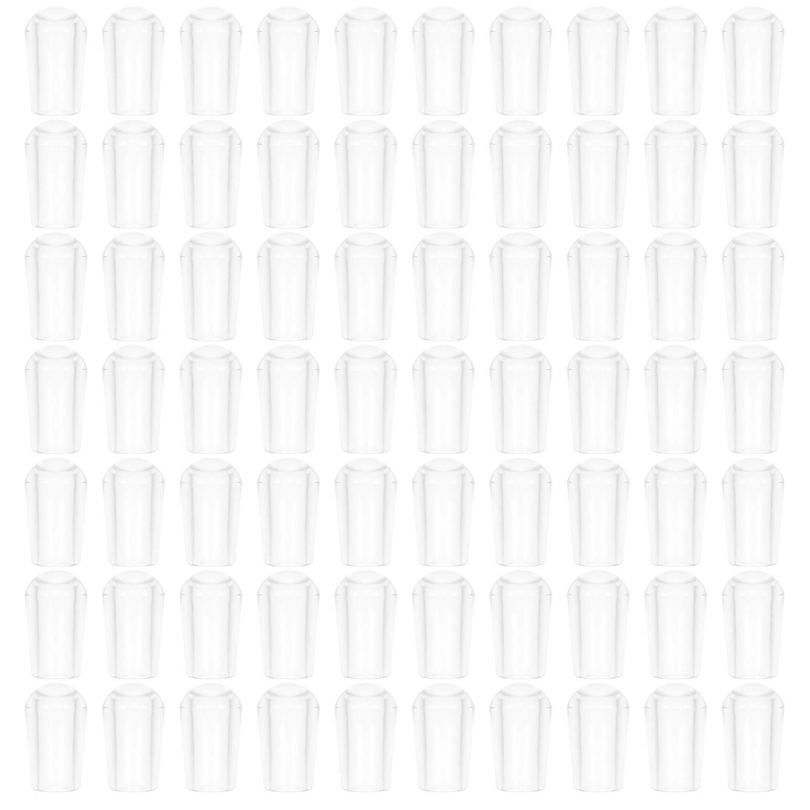 Wire Hanger Tip Cover Protective Caps For Hangers Home Use Transparent 100Set