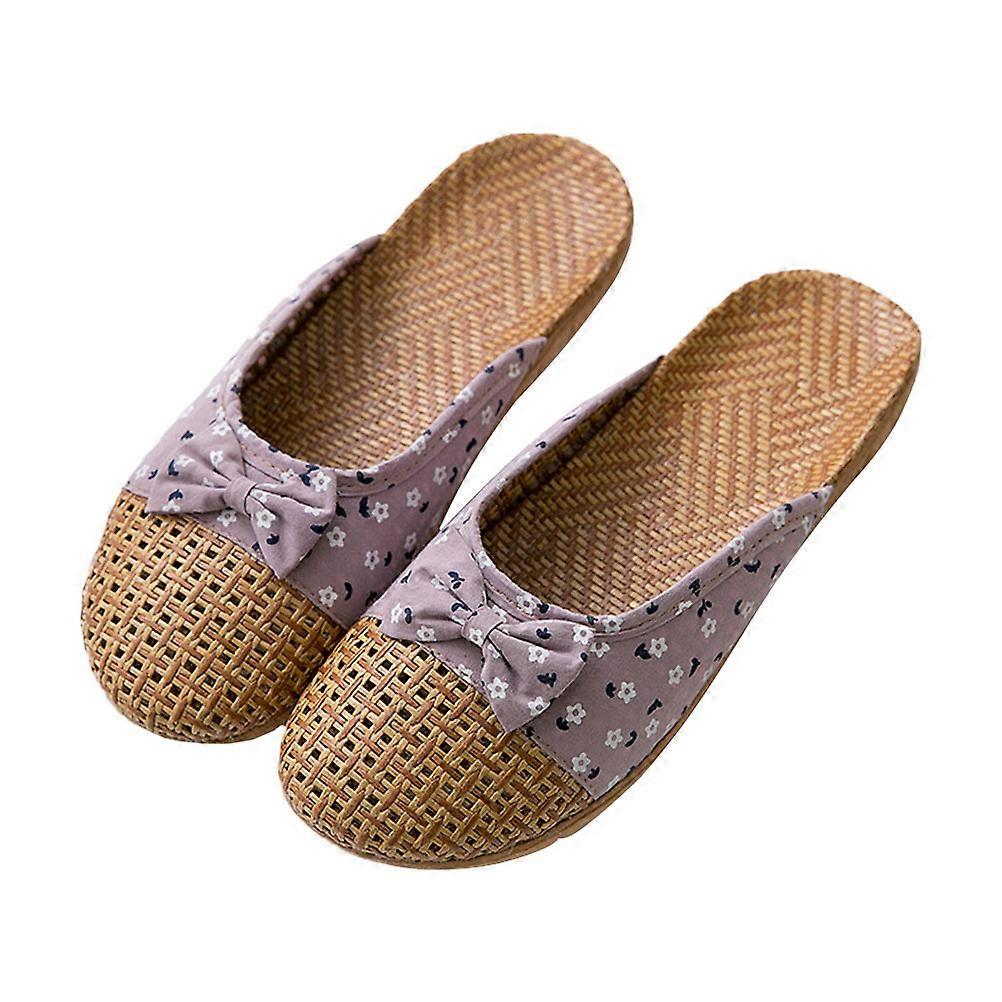 Rattan Slipper Home Slippers for Soft Comfort 1Pair Summer Use