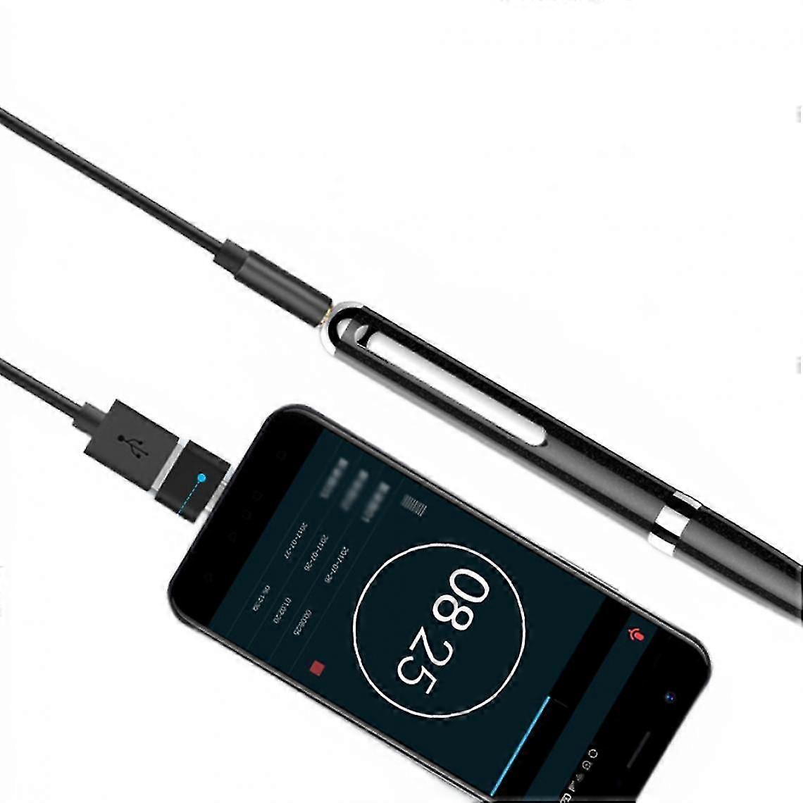 64gb Digital Tape Recorder, Metal, Professional Pen, Audio Recording, Wav, 192kpbs, Rechargeable Sound Tape Recorder, Noise Reducer