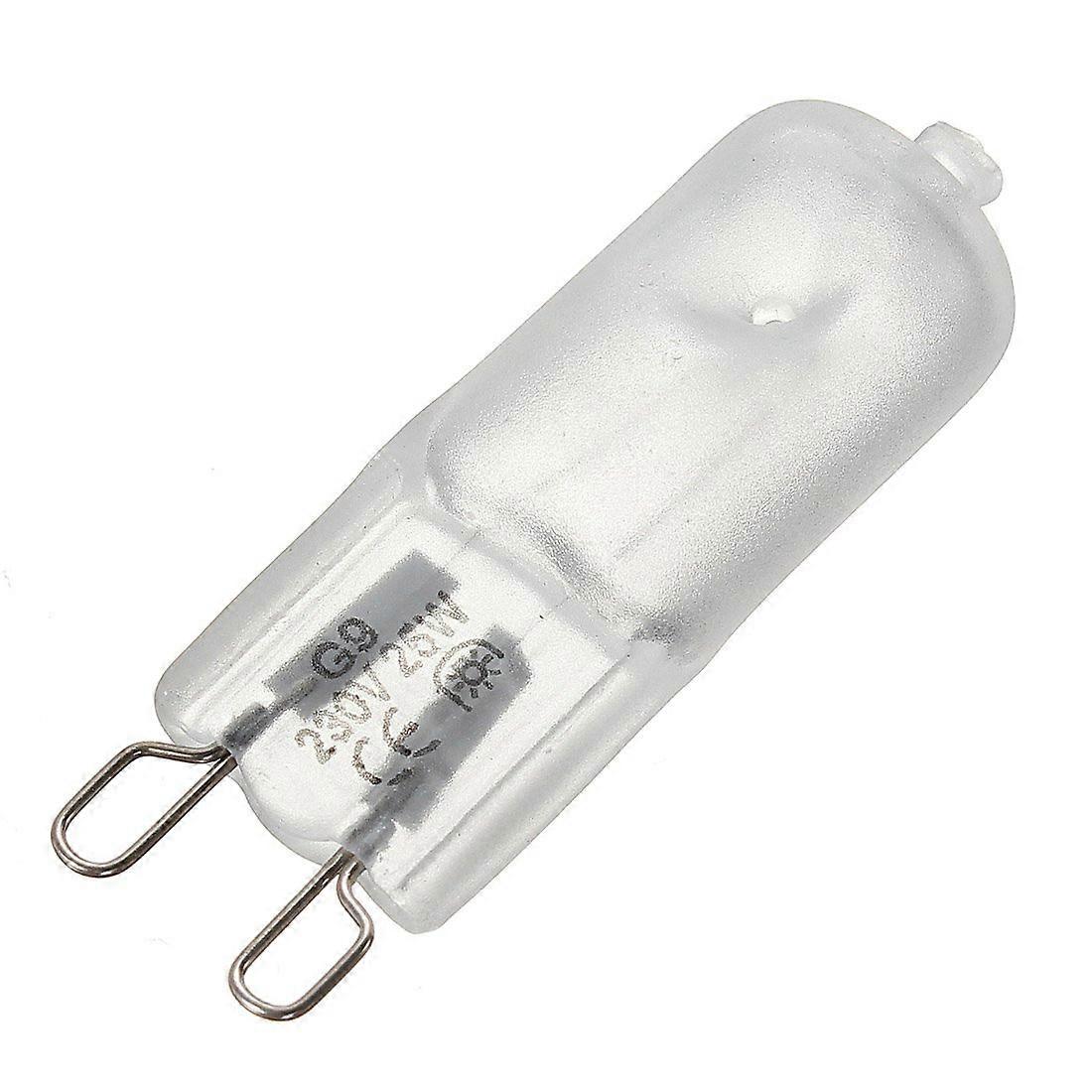 G9 25W Frosted Halogen Light Bulb Lamp 230V Energy Efficient Warm White Compatible with Standard Fixtures