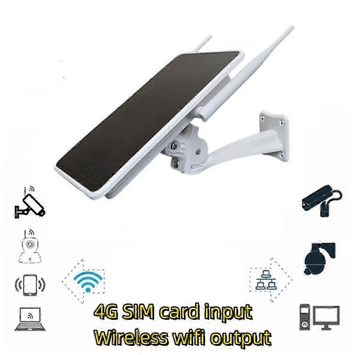 6W 4G Solar Router WiFi Repeater IP66 Waterproof Outdoor Internet ...