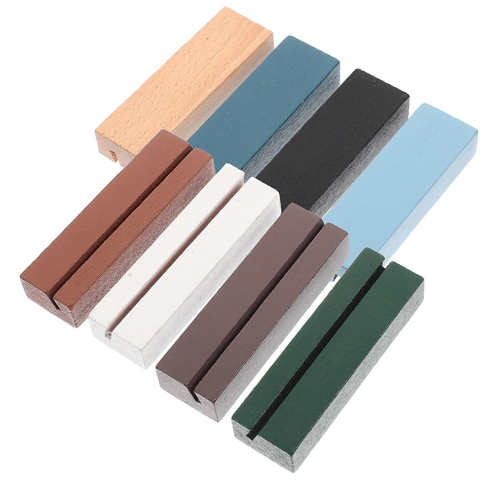Tabletop Picture Holder Stands for Memo Clips 40Pcs Assorted Colors