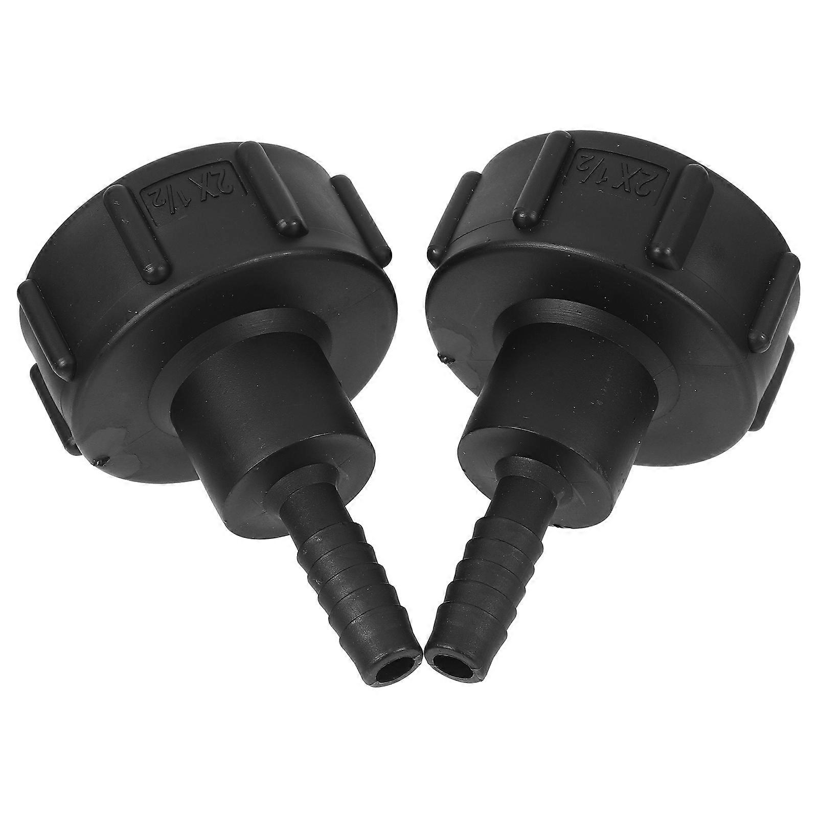 Ibc Tote Tank Adapter with Leakproof Seal for Water Tank 10Pcs Black